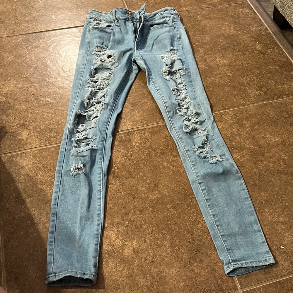 American eagle size 4 high rise jegging